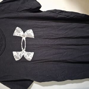Under Armour Classic Black Tee with White Accents